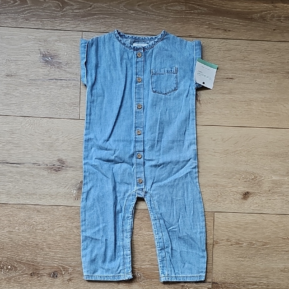 Little Planet Baby Organic Cotton Chambray Jumpsuit